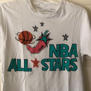 White Mitchell & Ness NBA All star shirt